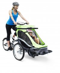 cycle with baby carrier